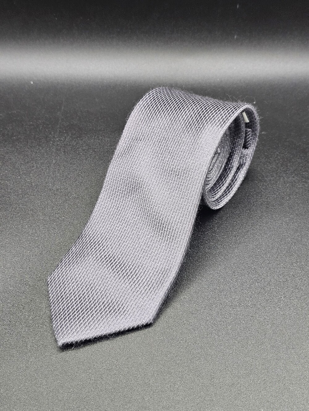 Michael Michael Kors Men's Gray Textured Dot Silk Necktie Business Neck Wear